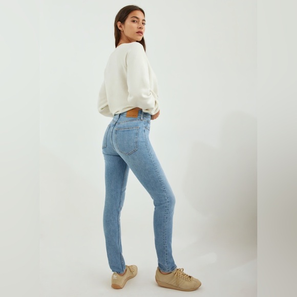 DENIM FORUM | The Yoko High Rise Slim High Waisted Jeans - Picture 1 of 14